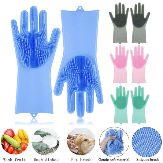 Magic Silicone Washing Gloves