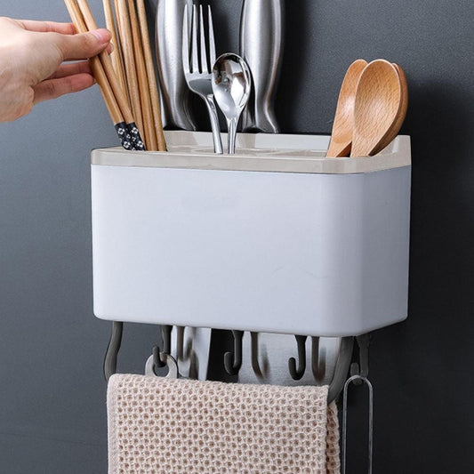 Wall Mounted Cutlery Storage Rack