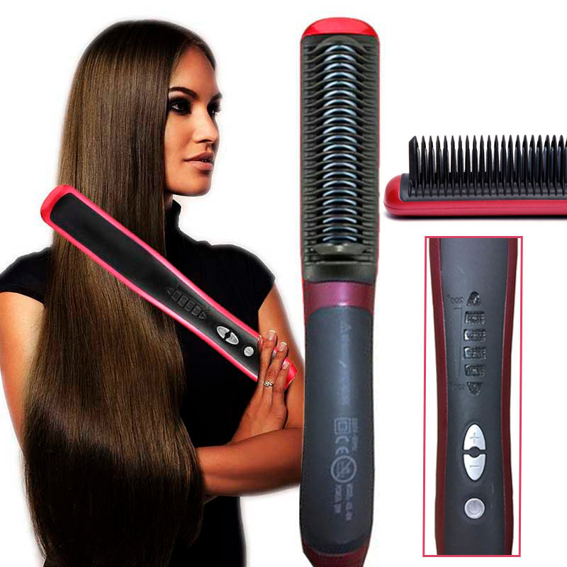 Stylish Fast Hair Straightener And Brush