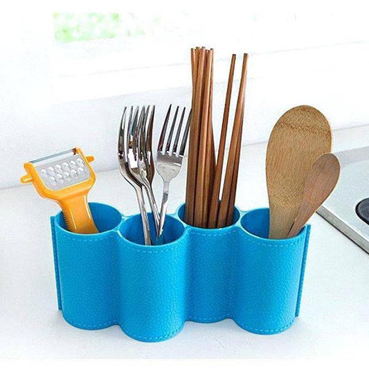 Creative 4 Compartment Cutlery Holder