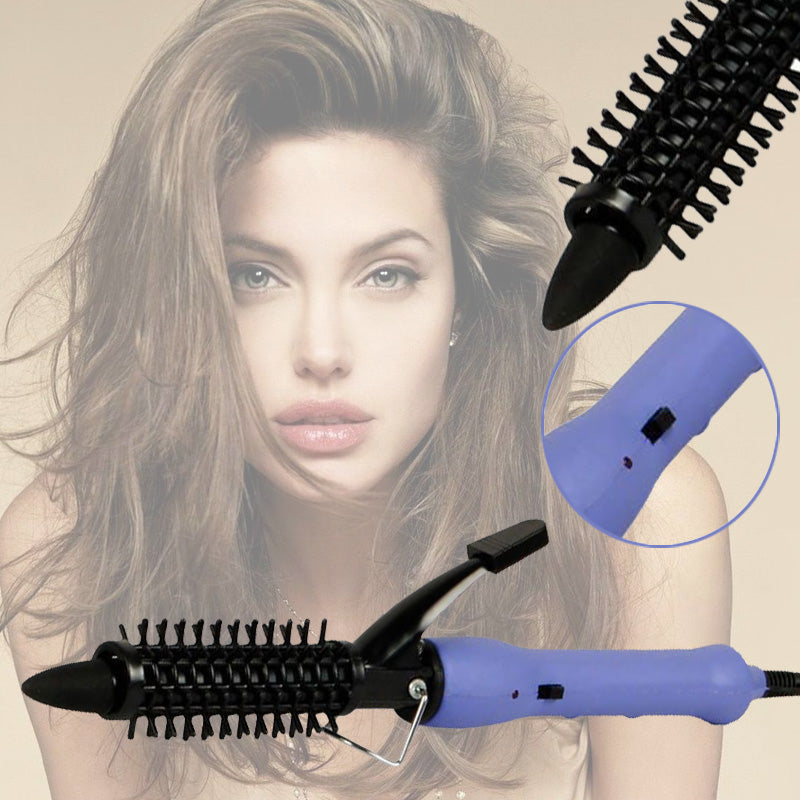 Nova Hair Curler Iron Curling Rod Brush Styler (AIO-16B)