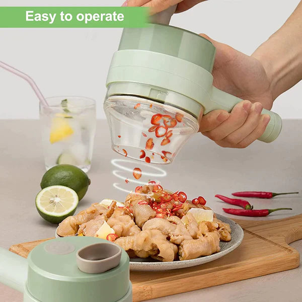 PORTABLE ELECTRIC VEGETABLE CUTTER