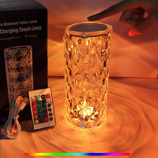 Crystal Diamond Touch Lamp