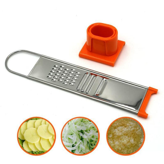 2 in 1 Multi function Kitchen Tools Kitchen Garlic Slicer Cutter Shredder Grater