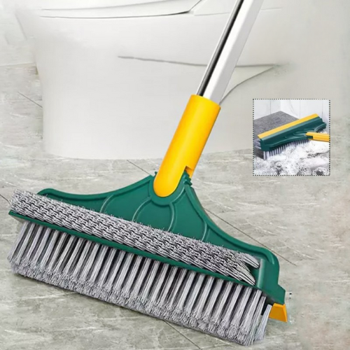 3 In 1 Floor Scrub Brush With Long Telescopic Handle