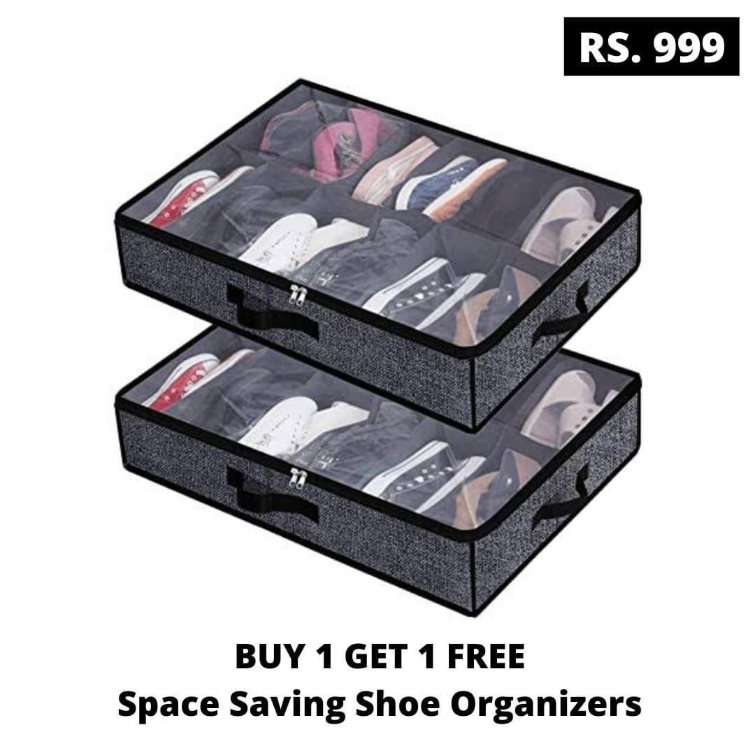 Pack of 2 Shoe Organizer