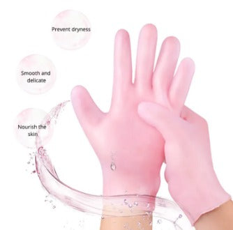 Reusable Gel Gloves Moisturizing Whitening Exfoliating Smooth Beauty Hand Care Silicone Hand Glove Waterproof 