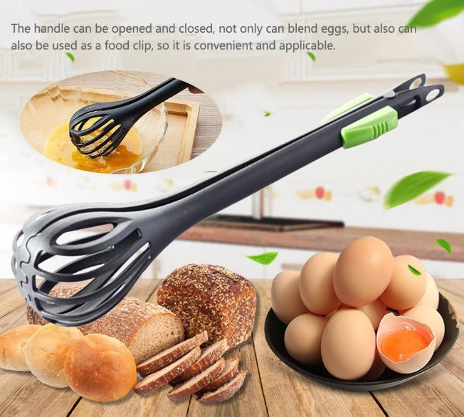 Egg Whisk & Tong Multi-Function