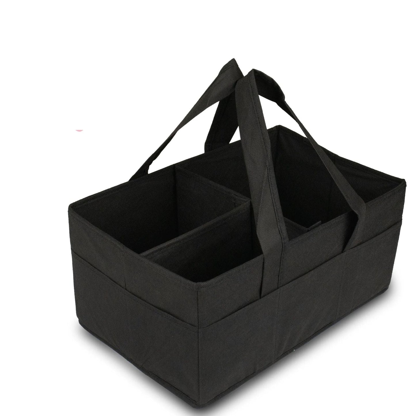 Diaper Caddy Large Black: Baby Essentials Organizer