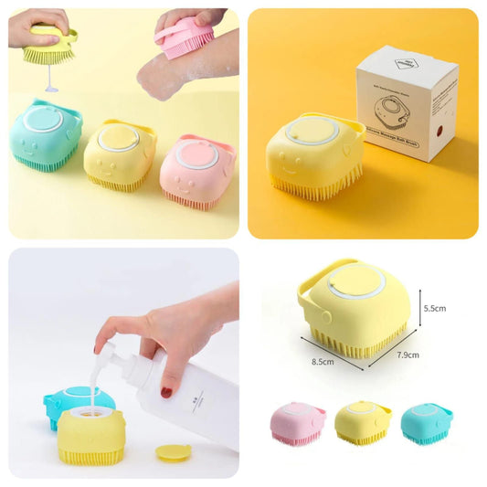 Square Silicone Bath Sponge