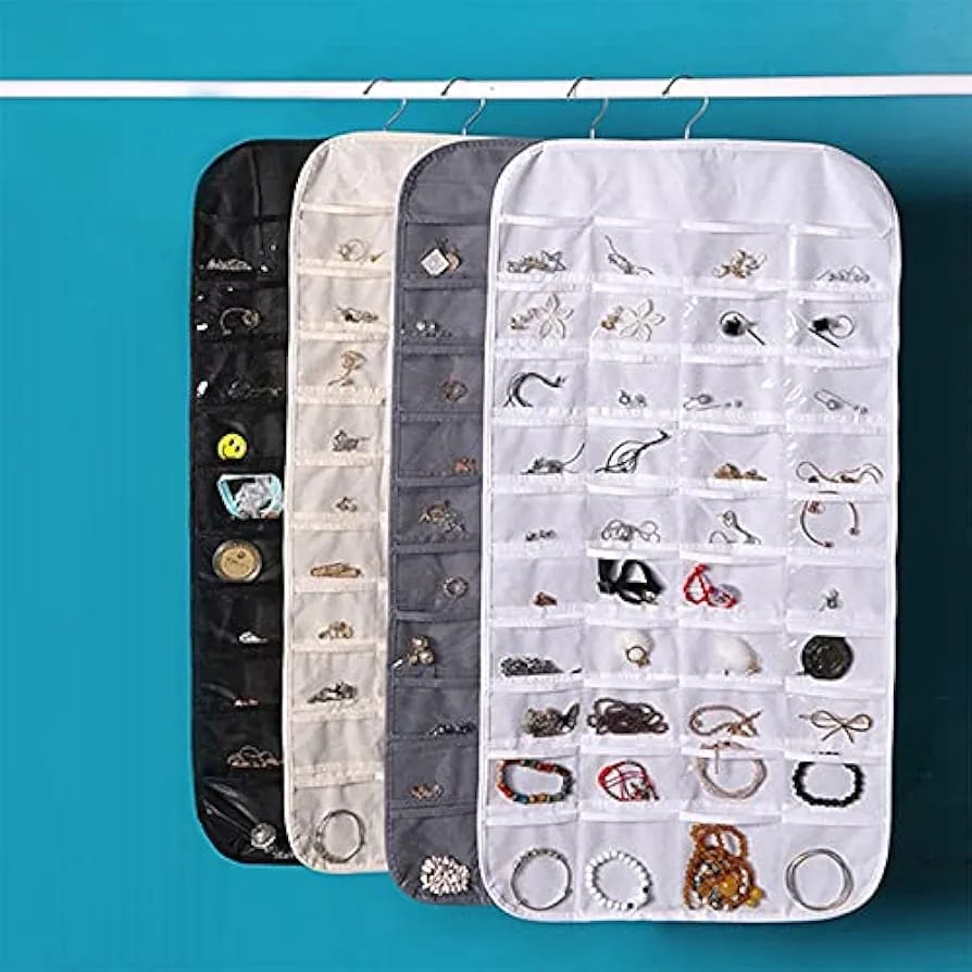 Licogel Jewelry Hanger Organizer Double-Sided Lightweight Wall Mount