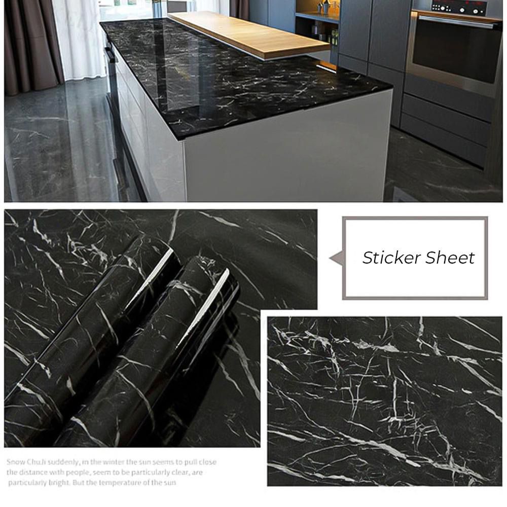 Waterproof Marble Pattern Stickers Sheets