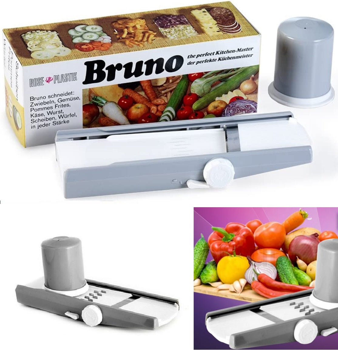 Bruno vegetable cutter and slicer