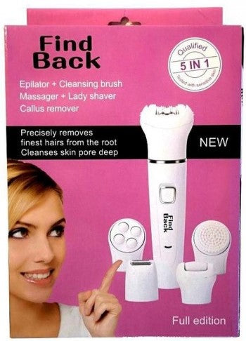 FIND BACK 5 IN 1 EPILATOR / MASSAGER